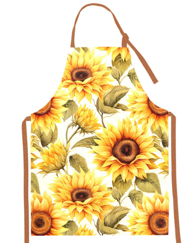 InnoBeta delantal girasoles frente: protección elegante para cocinar o jardinear