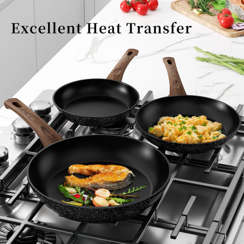 Innerwell sartén 9-5 pulgadas con tapa para saltear rápido.