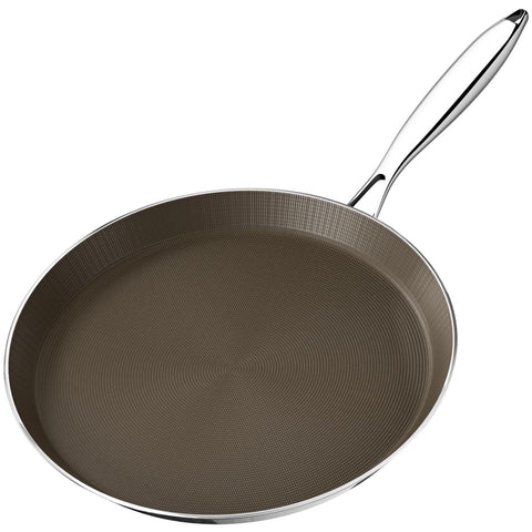 Innerwell sartén crepe 12'' con recubrimiento titanio cerámico antiadherente para poco aceite.