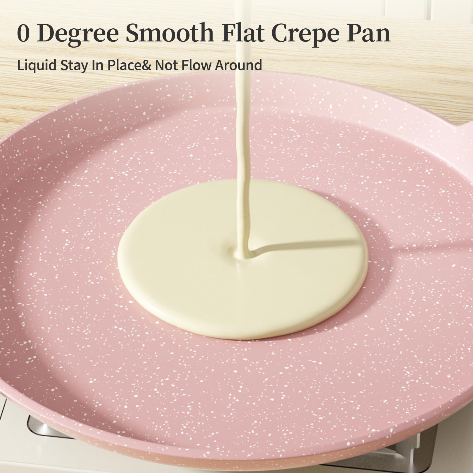 Sartén Innerwell Crepe Granito, superficie antiadherente para menos aceite