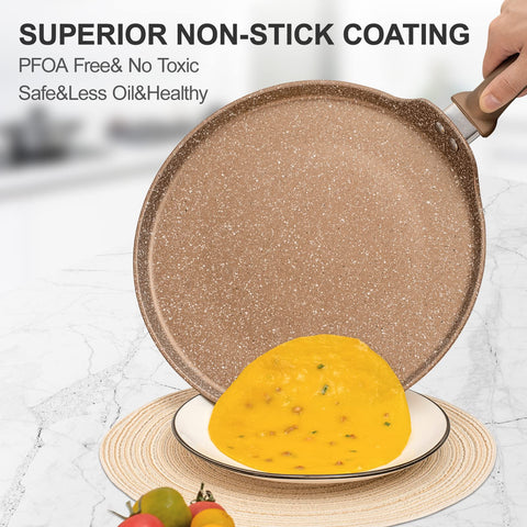 Innerwell sarten dosa tawa 10 pulgadas ideal para tortillas finas