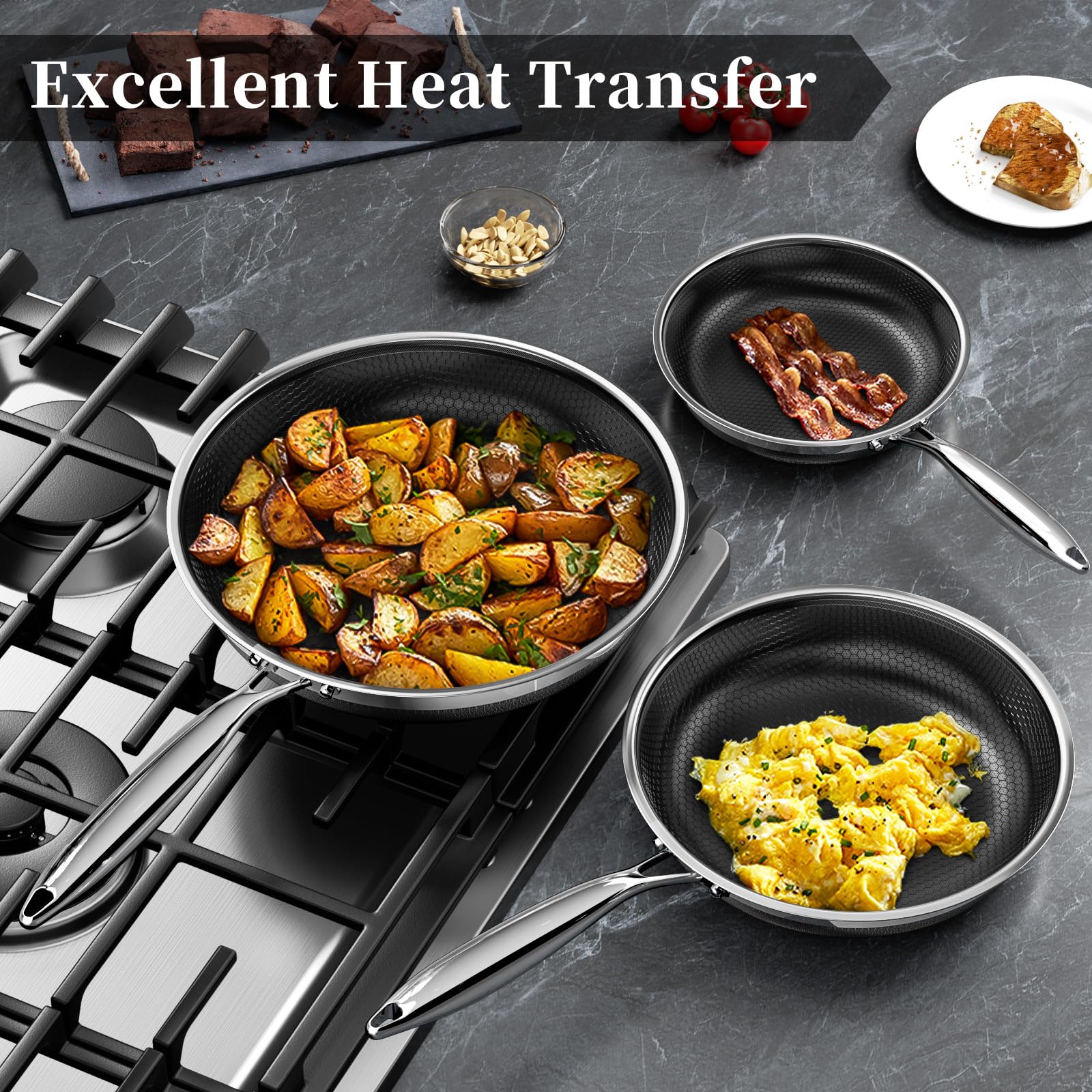 Innerwell sarten horneable hasta 250°C y apta para lavavajillas.
