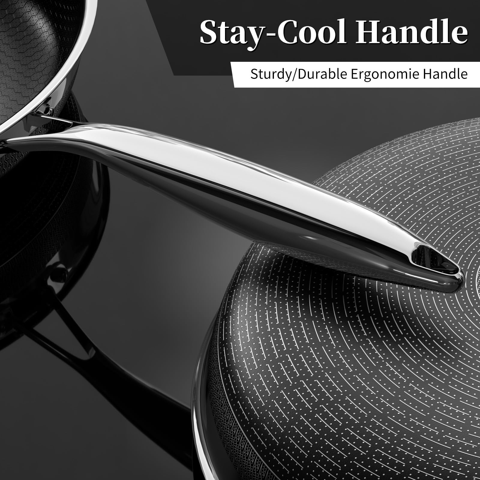 Innerwell mango ergonómico de acero, agarre cómodo y seguro.