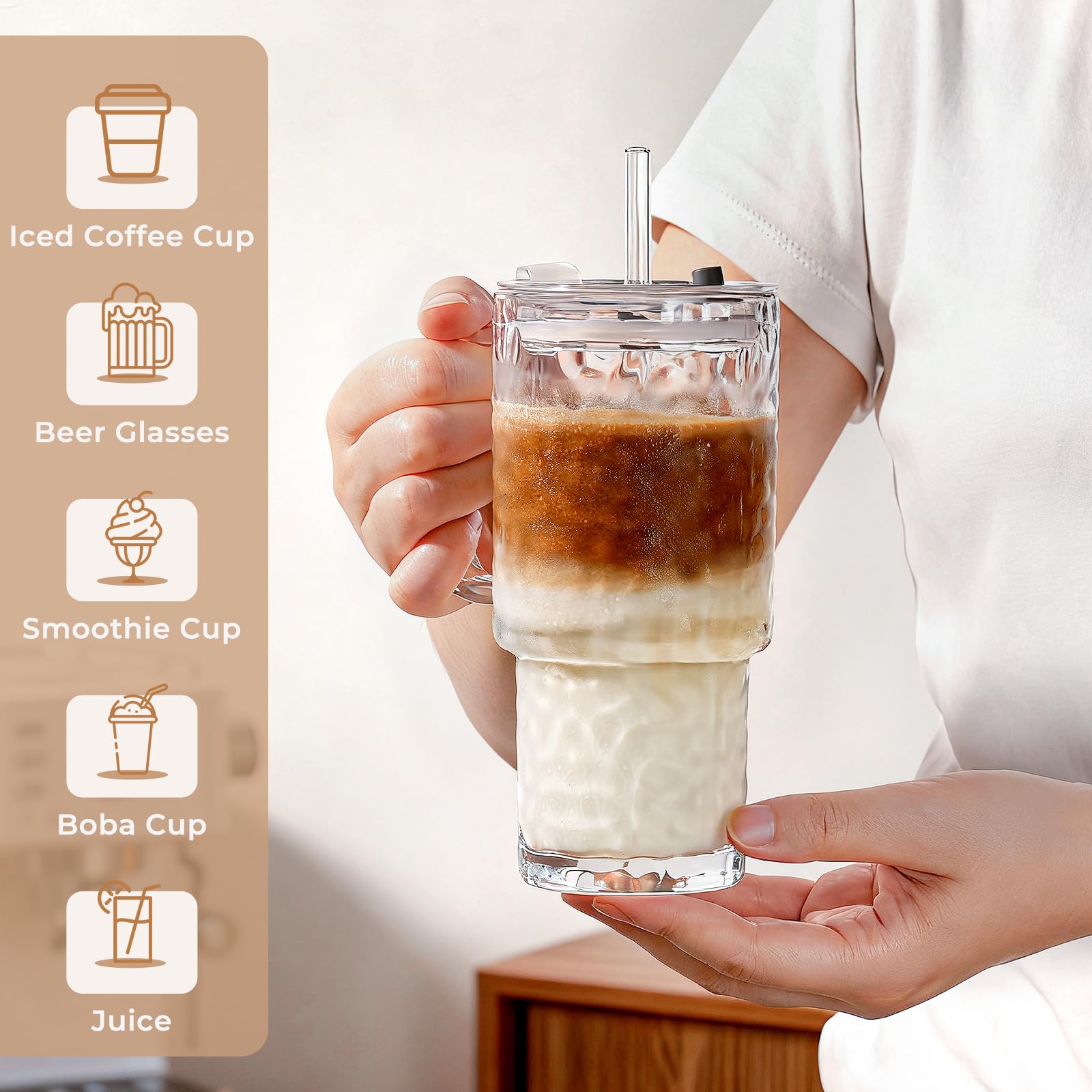 Vaso INNGOSAE ideal para smoothies y jugos para exteriores