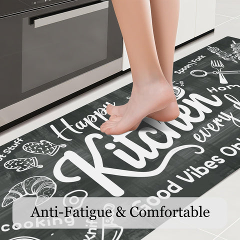 Alfombra multifuncional InnJoey para cocina, uso versátil junto a lavadora o entrada.