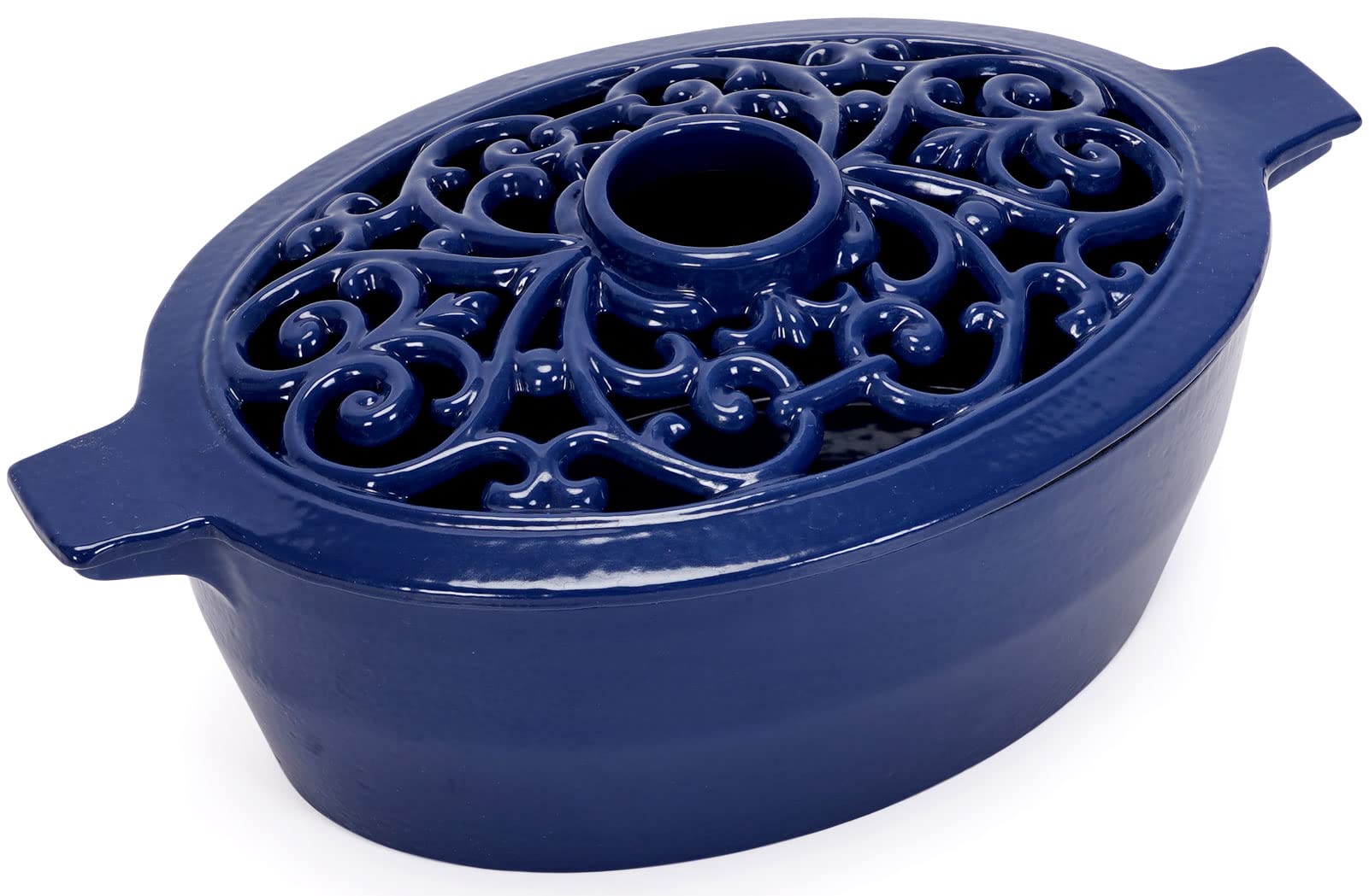 INNO STAGE humidificador para estufa de madera con esmalte azul