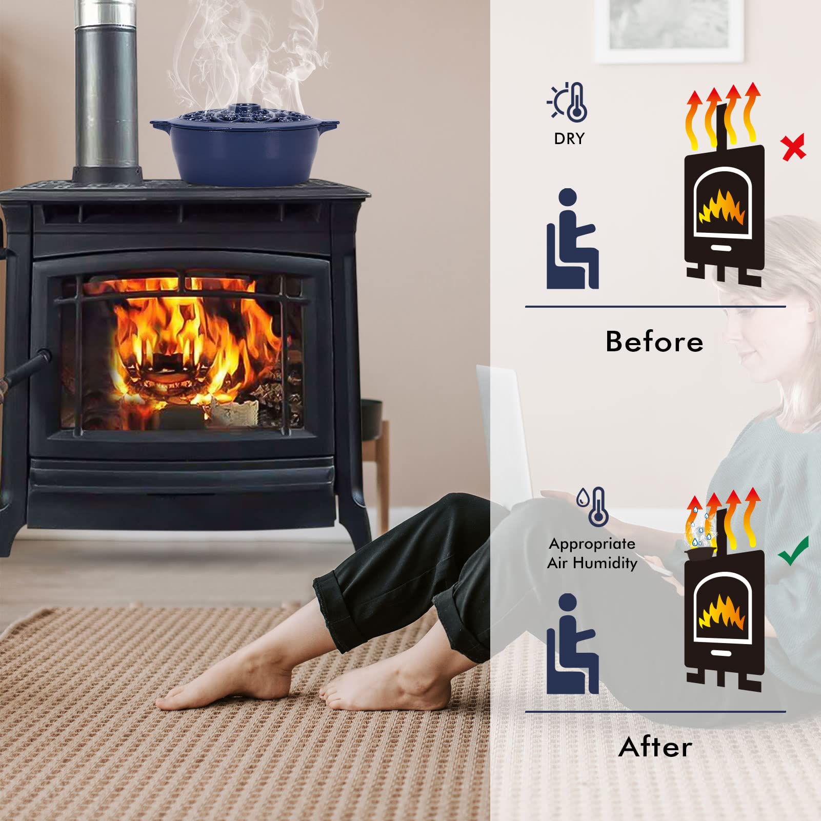 INNO STAGE complemento decorativo para chimenea y salón