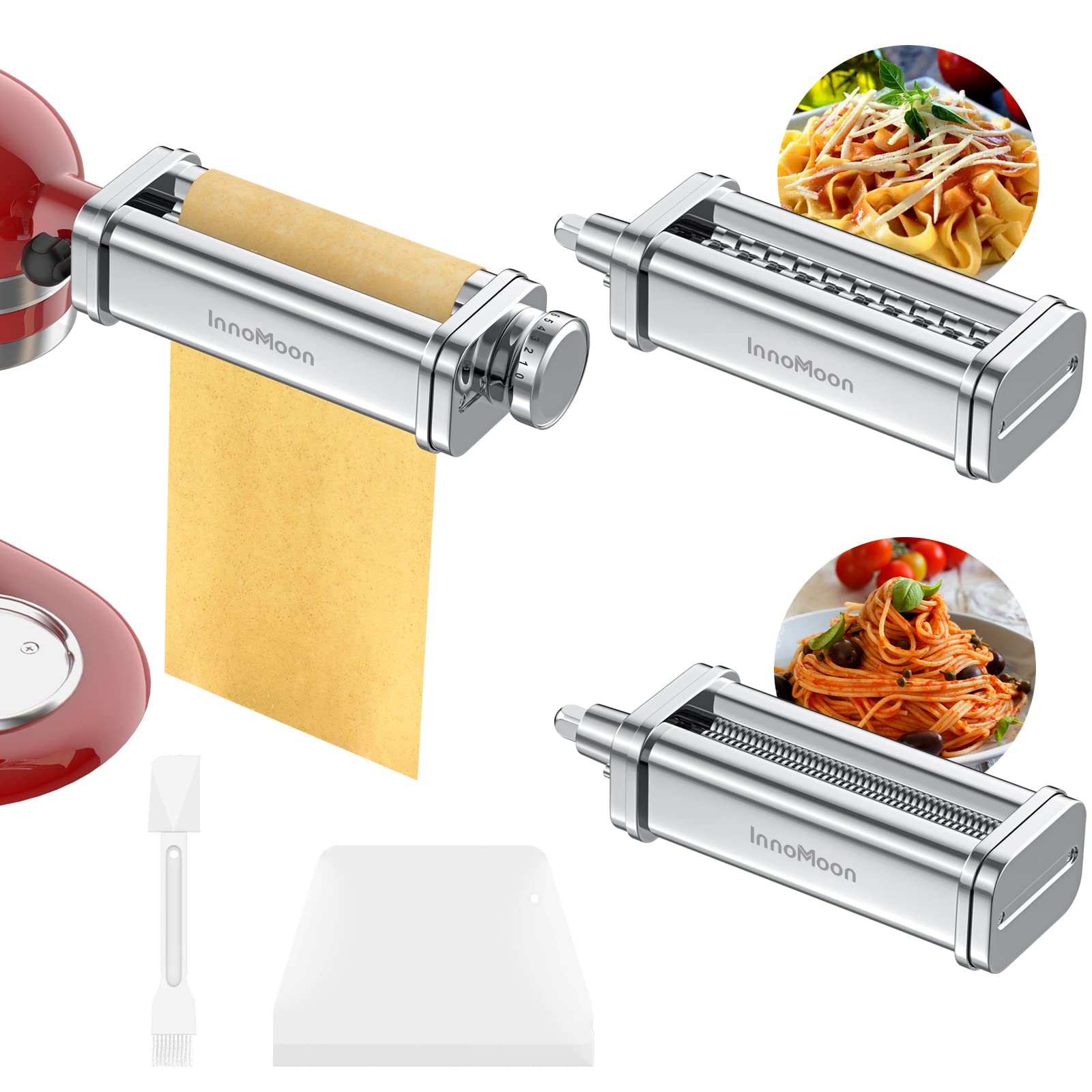 InnoMoon accesorio pasta rodillo de láminas para láminas uniformes y rápidas