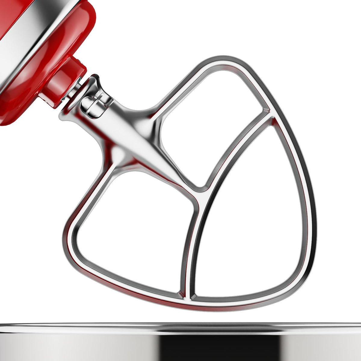 InnoMoon pala plana de acero inoxidable para KitchenAid, mezcla uniforme sin esfuerzo en recetas diarias