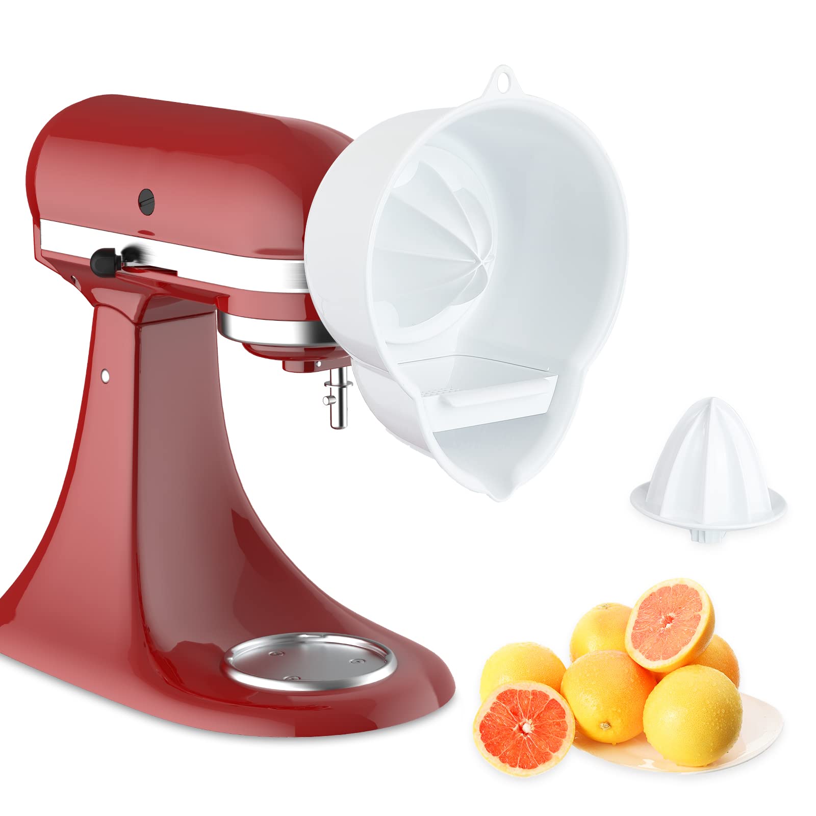 InnoMoon prensador para KitchenAid: exprimidor grande para cítricos con poca pulpa.