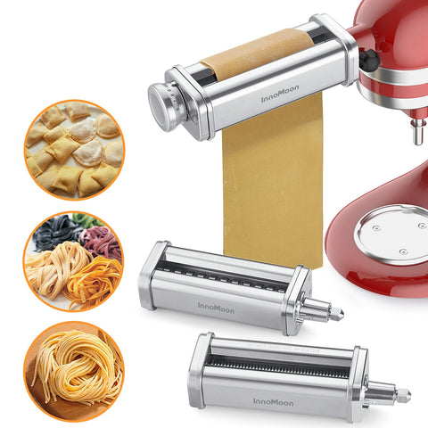 InnoMoon rodillo para láminas de pasta, crea láminas uniformes para raviolis caseros.