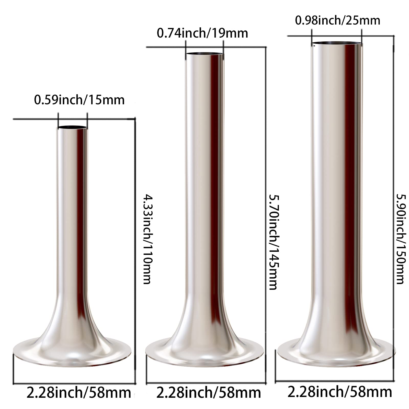 InnoMoon tubo de 25 mm para salchichas grandes y rápidas
