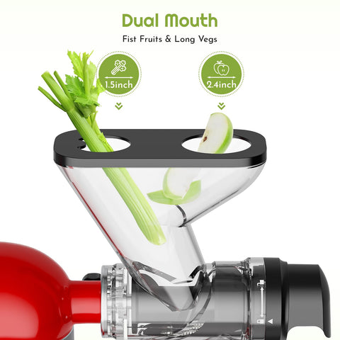 InnoMoon zumo sin pulpa para KitchenAid, extracción eficiente de frutas y verduras.