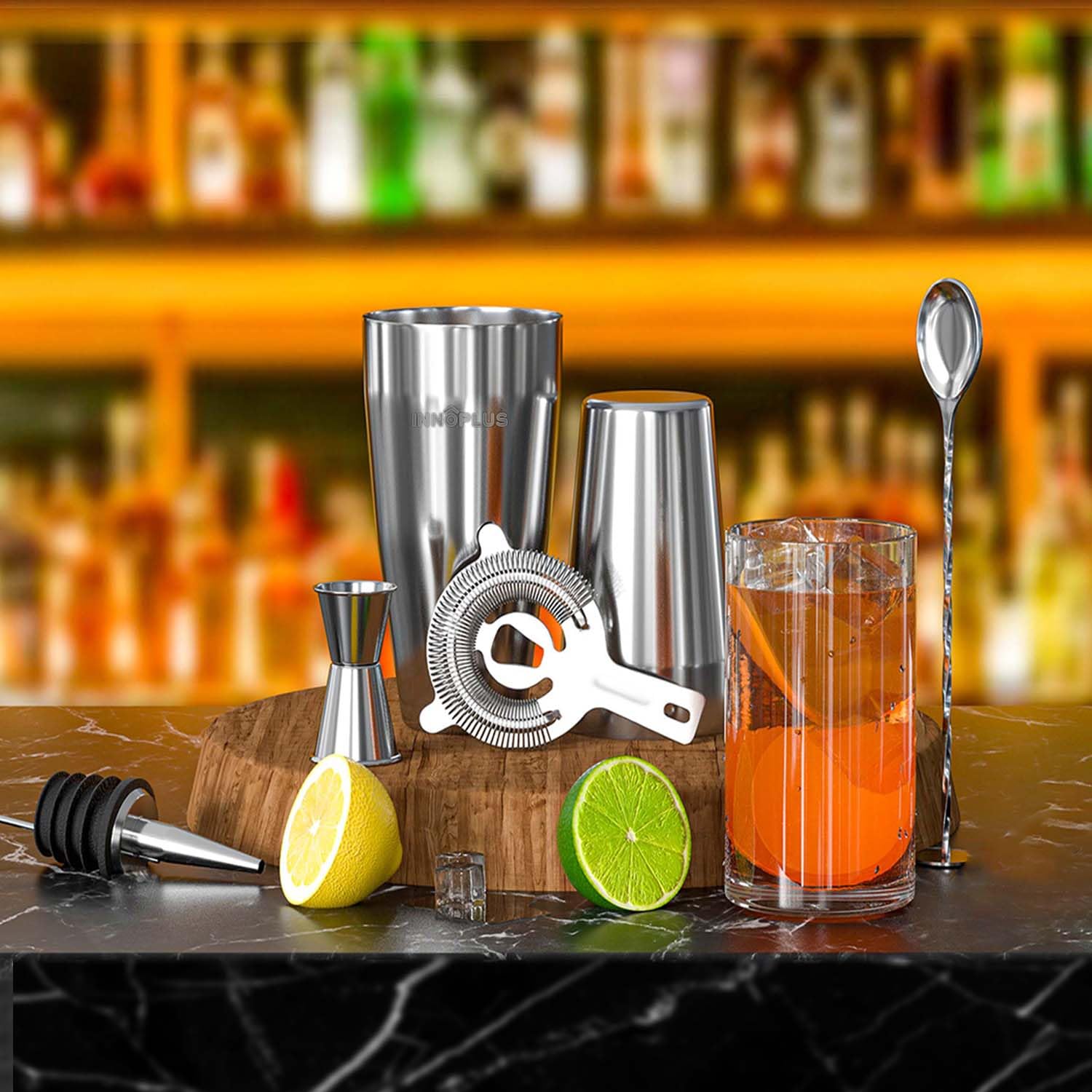 INNÔPLUS vertedores de licor para verter sin goteos.