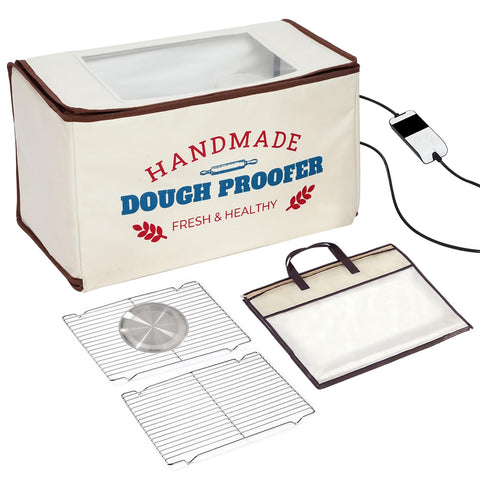 InnovifyHub caja fermentación masa extra grande, ideal para lotes grandes de masa de pan.