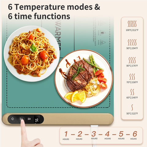 INNOWARMER silicona alimentaria segura y resistente para uso diario.