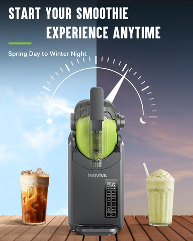 INOVIVA Slushie, depósito removible para limpieza rápida.