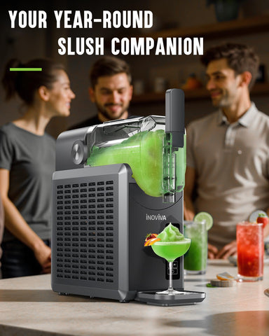 INOVIVA Slushie, diseño compacto, perfecto para cocinas pequeñas.