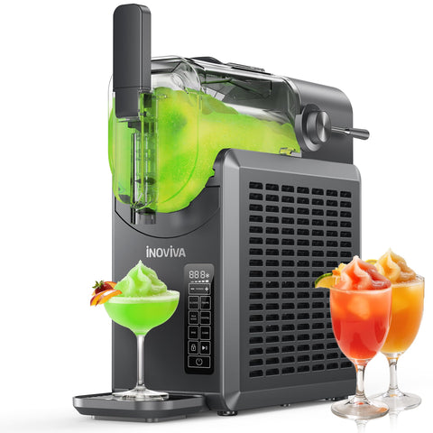 INOVIVA Slushie frente de la máquina, ideal para bebidas en casa.