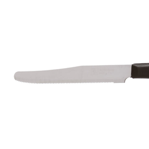Mango negro ergonómico de Inoxbonomi, cuchillos cómodos para uso prolongado.