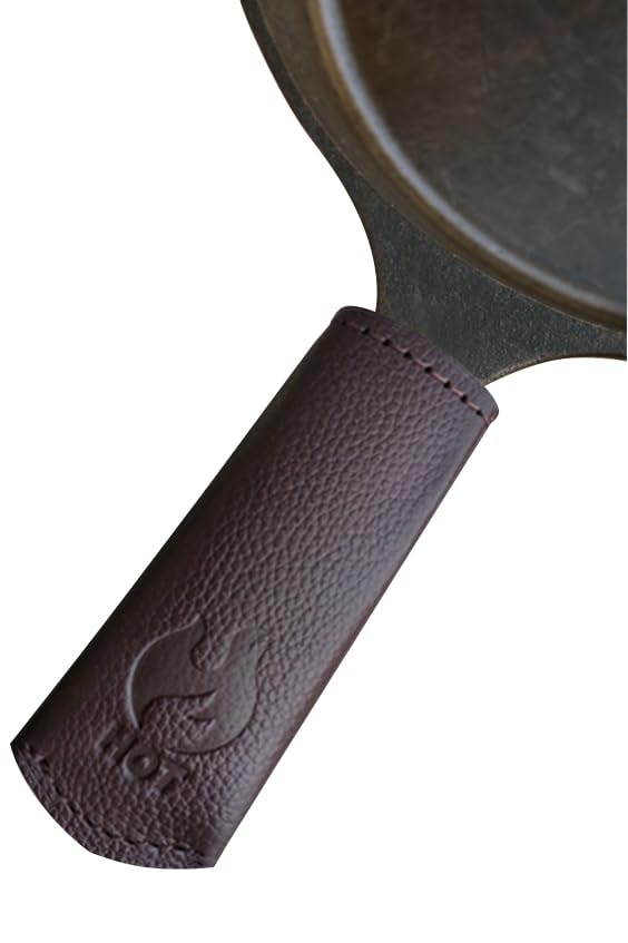I.N Premium cubre-mango sarten cuero 4.5” protege tus manos al manipular la sartén