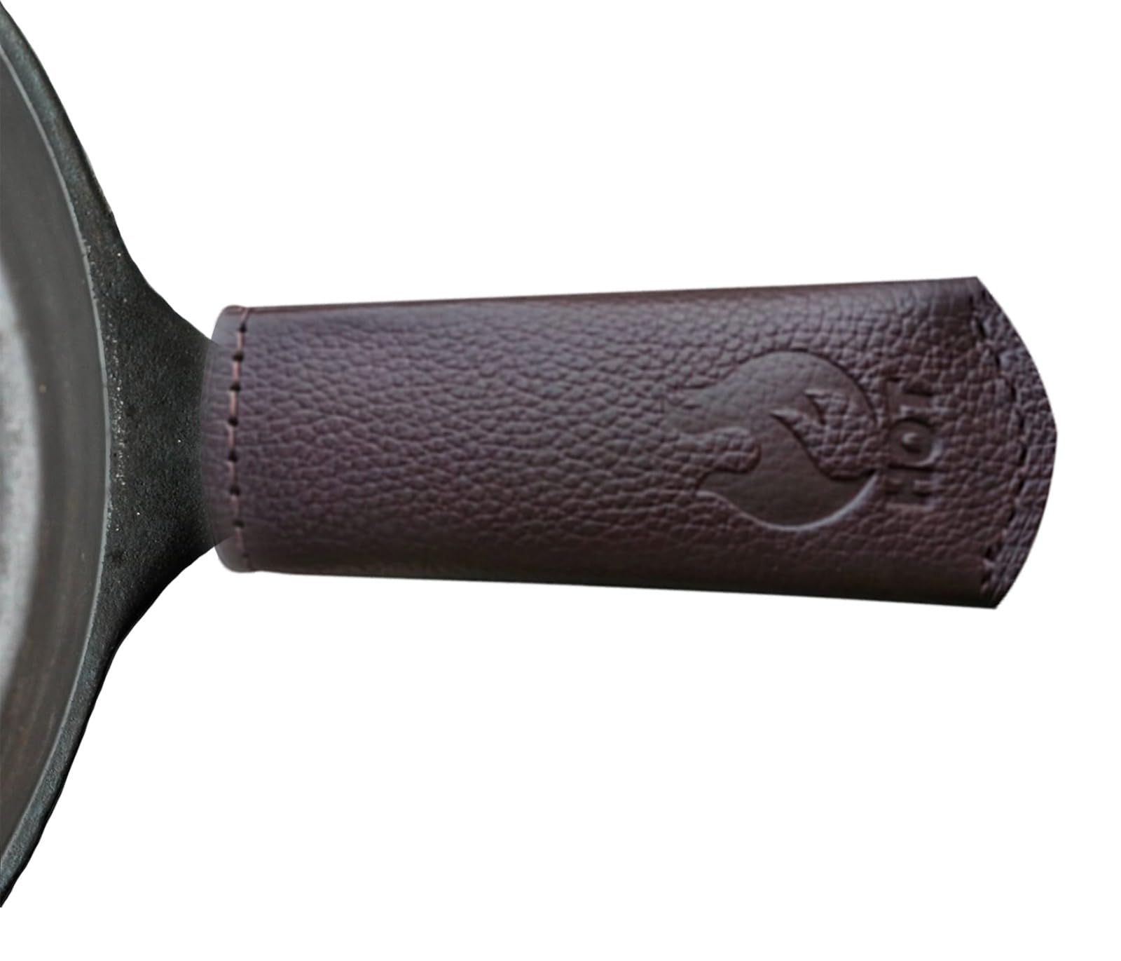 I.N Premium cubre-mango sarten cuero 5.7” ajuste cómodo para mangos largos