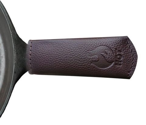I.N Premium cubre-mango sarten cuero 5.7” ajuste cómodo para mangos largos