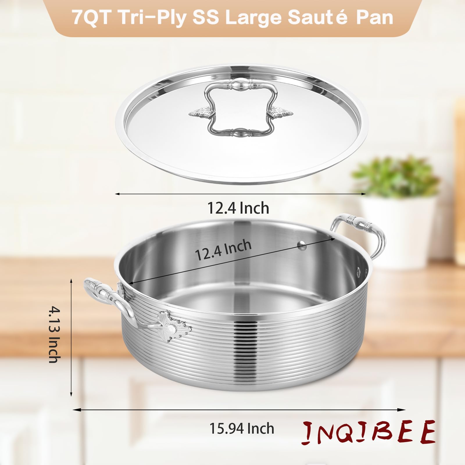 Inqibee apto para horno para recetas que terminan allí
