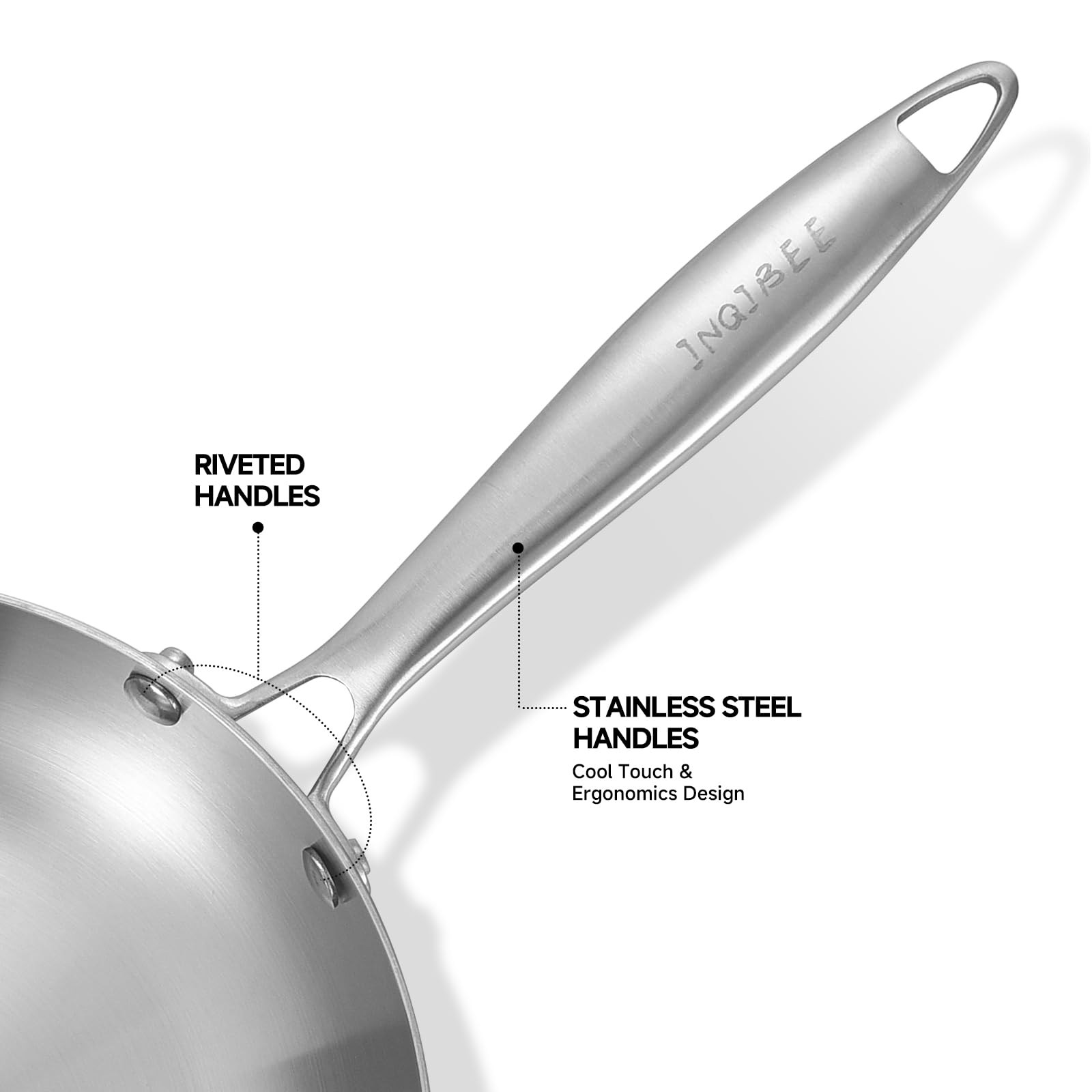 Uso diario de la sartén Inqibee para salteados y fritos