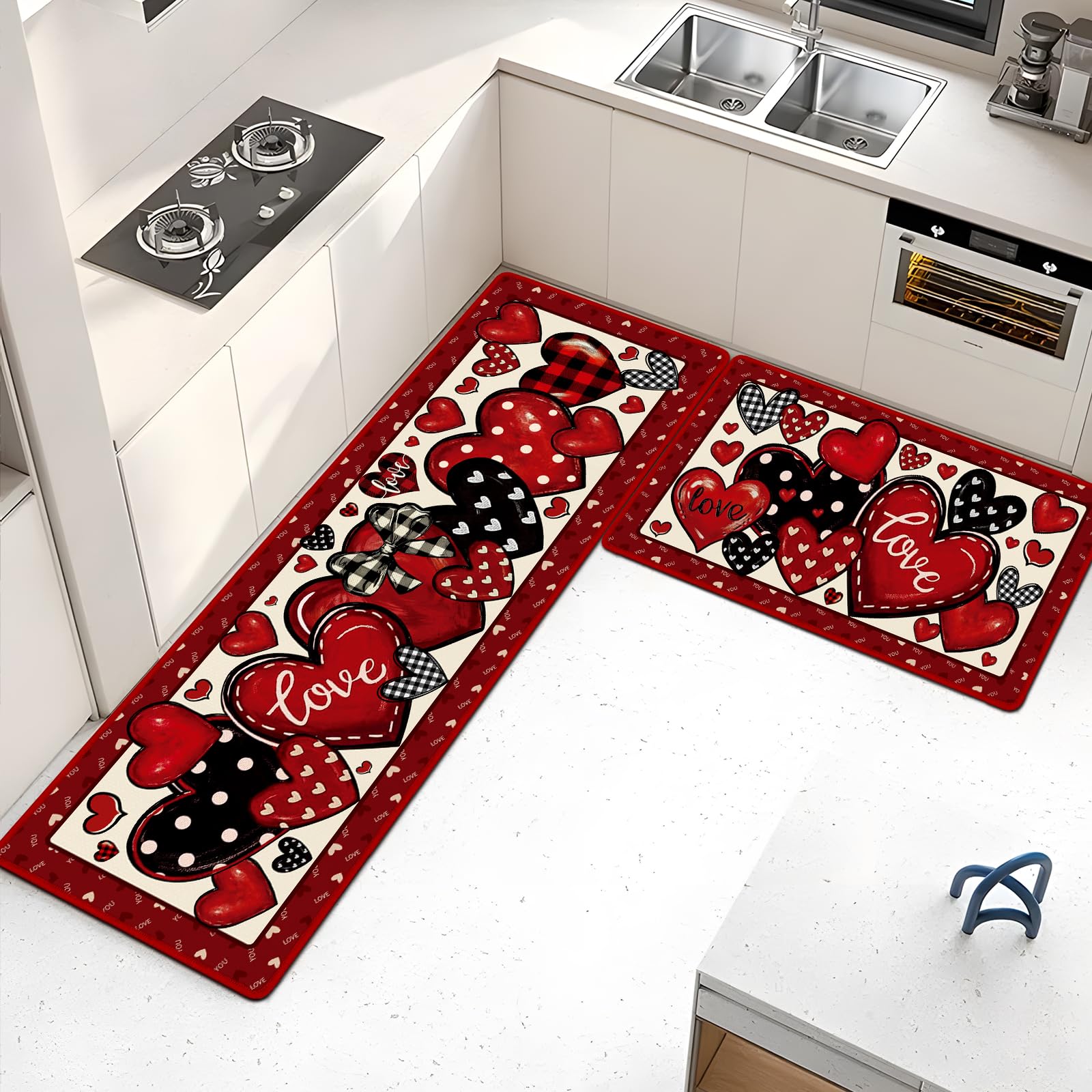 InIsaJace juego de dos tapetes, tamaños 16x28 y 16x47, versátiles