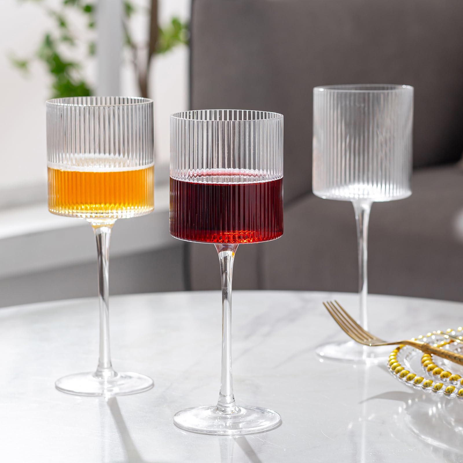 INSETLAN copa de cristal soplado a mano realza aromas.