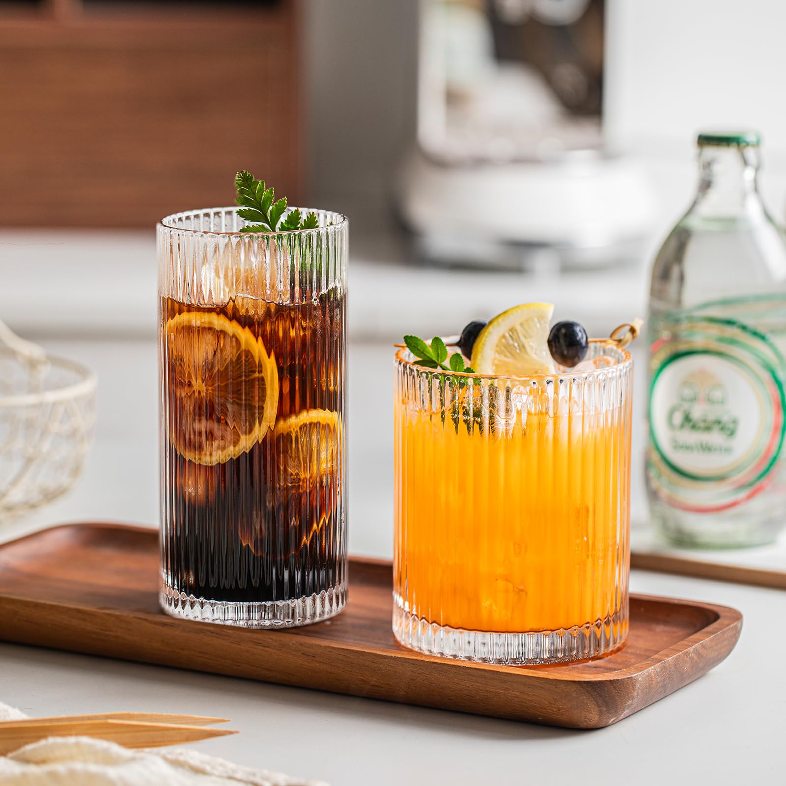INSETLAN uso doméstico, bares y restaurantes con vasos elegantes y duraderos.