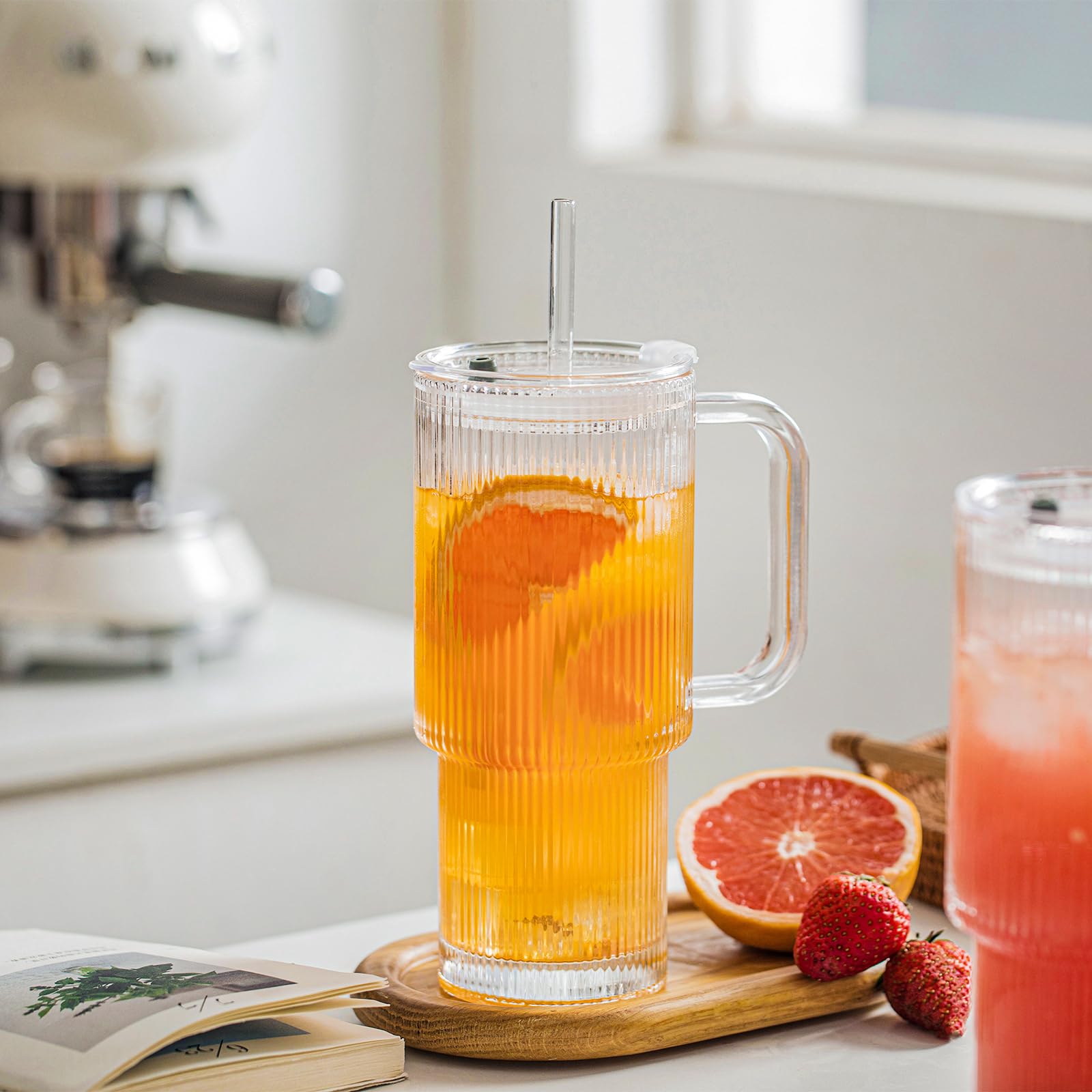 INSETLAN vaso 26 onzas, gran capacidad para hielo y mezclas.