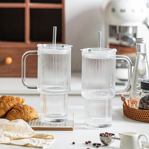 INSETLAN vaso versátil para smoothies, té y jugos con tapa.