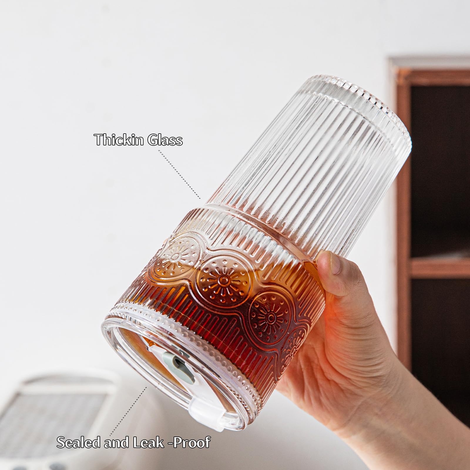 Vaso INSETLAN apto para coche con tapa segura