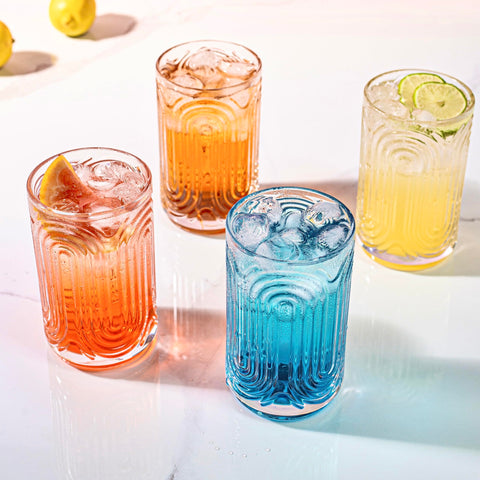 INSETLAN vasos vidrio apto lavavajillas, limpieza fácil para el día a día.