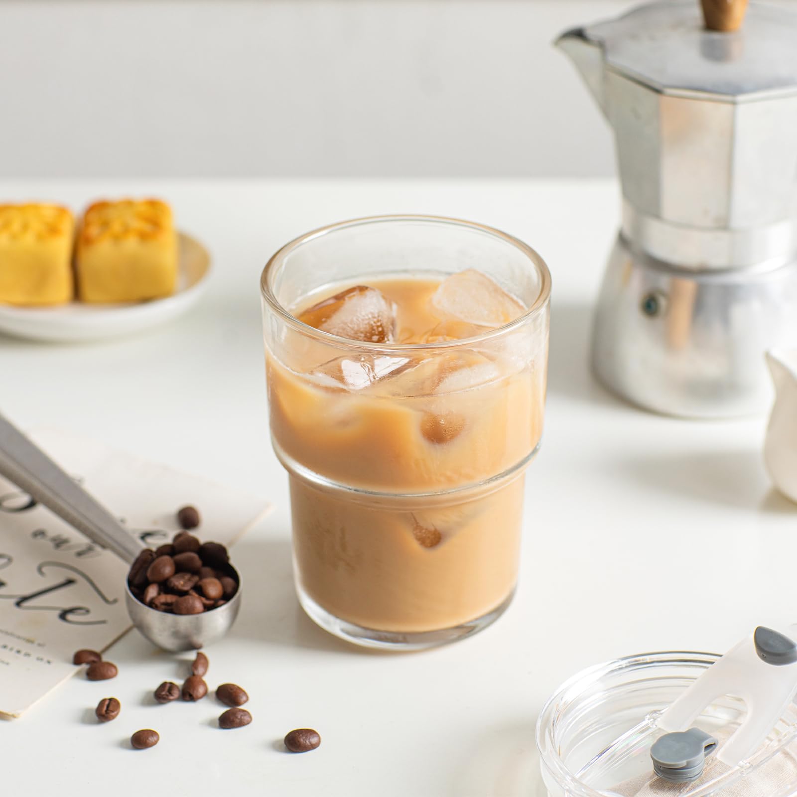 INSETLAN vaso portátil con tapa sellada para evitar derrames al conducir