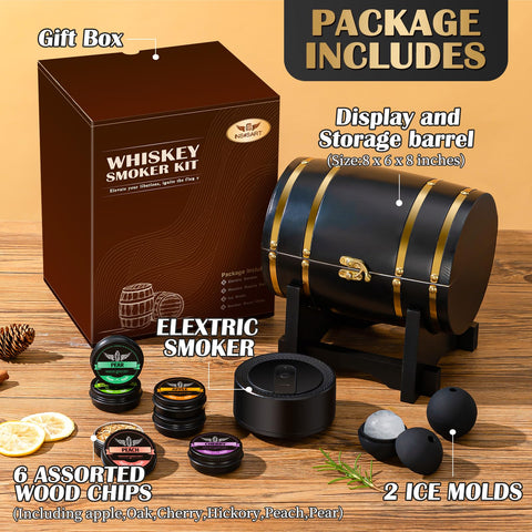 INSISART aroma ahumado rápido para whisky y cocteles