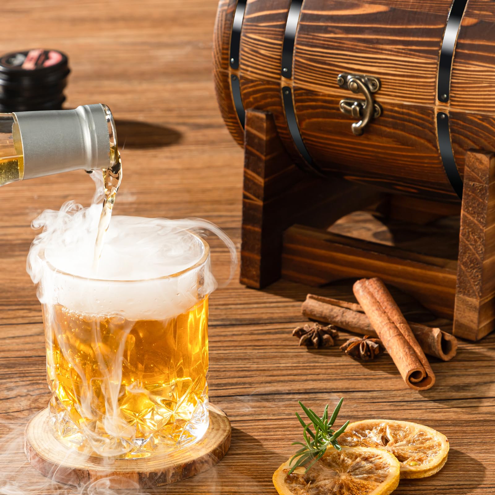 INSISART Caja regalo elegante ideal para amantes del whisky y cocteles.