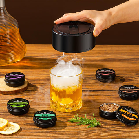 INSISART seis sabores de astillas de madera para ahumar whisky