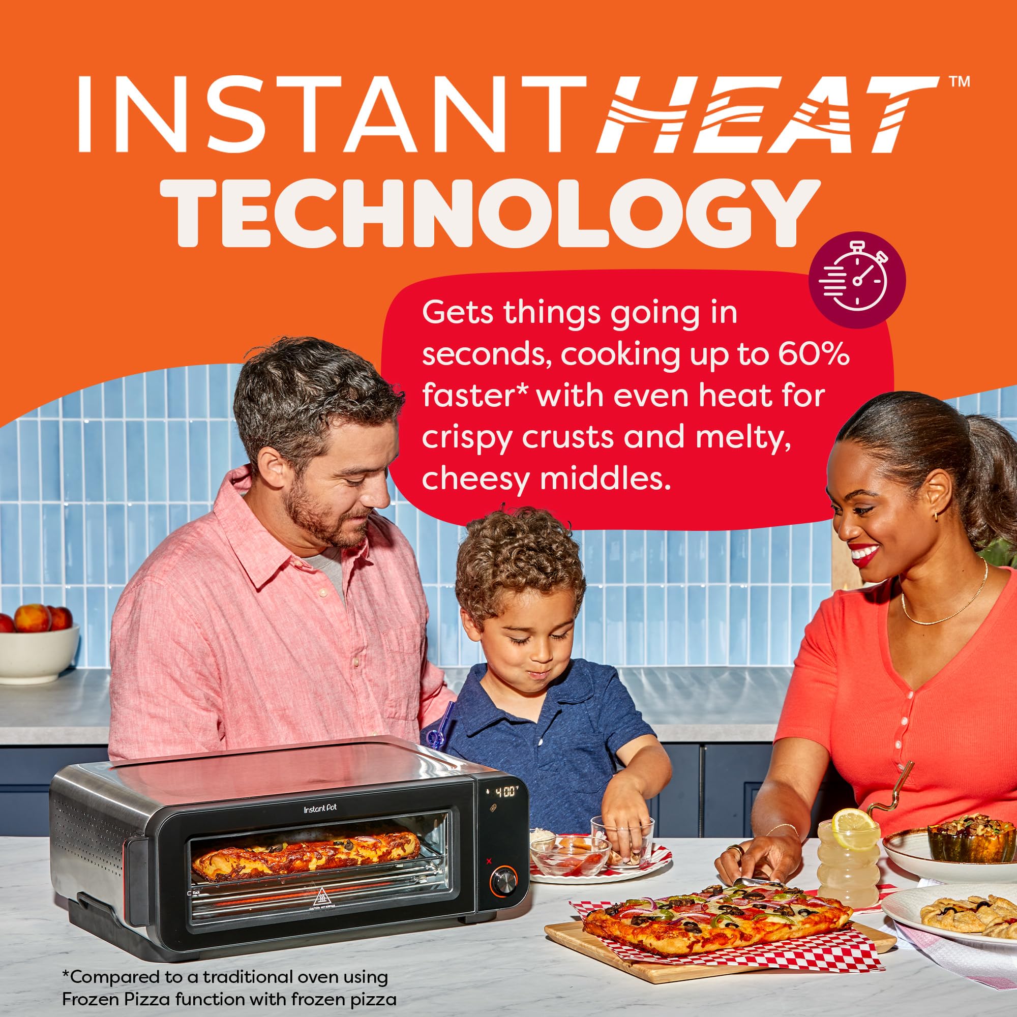 Instant Pot alcanza hasta 500°F para cocción de alto calor.