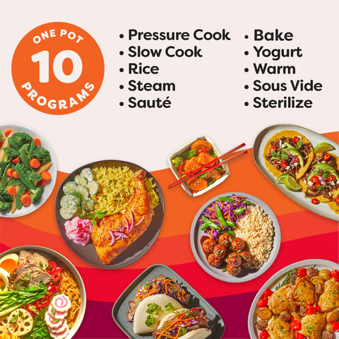 Instant Pot Pro 10-in-1: cocción al vacío para sabores intensos.