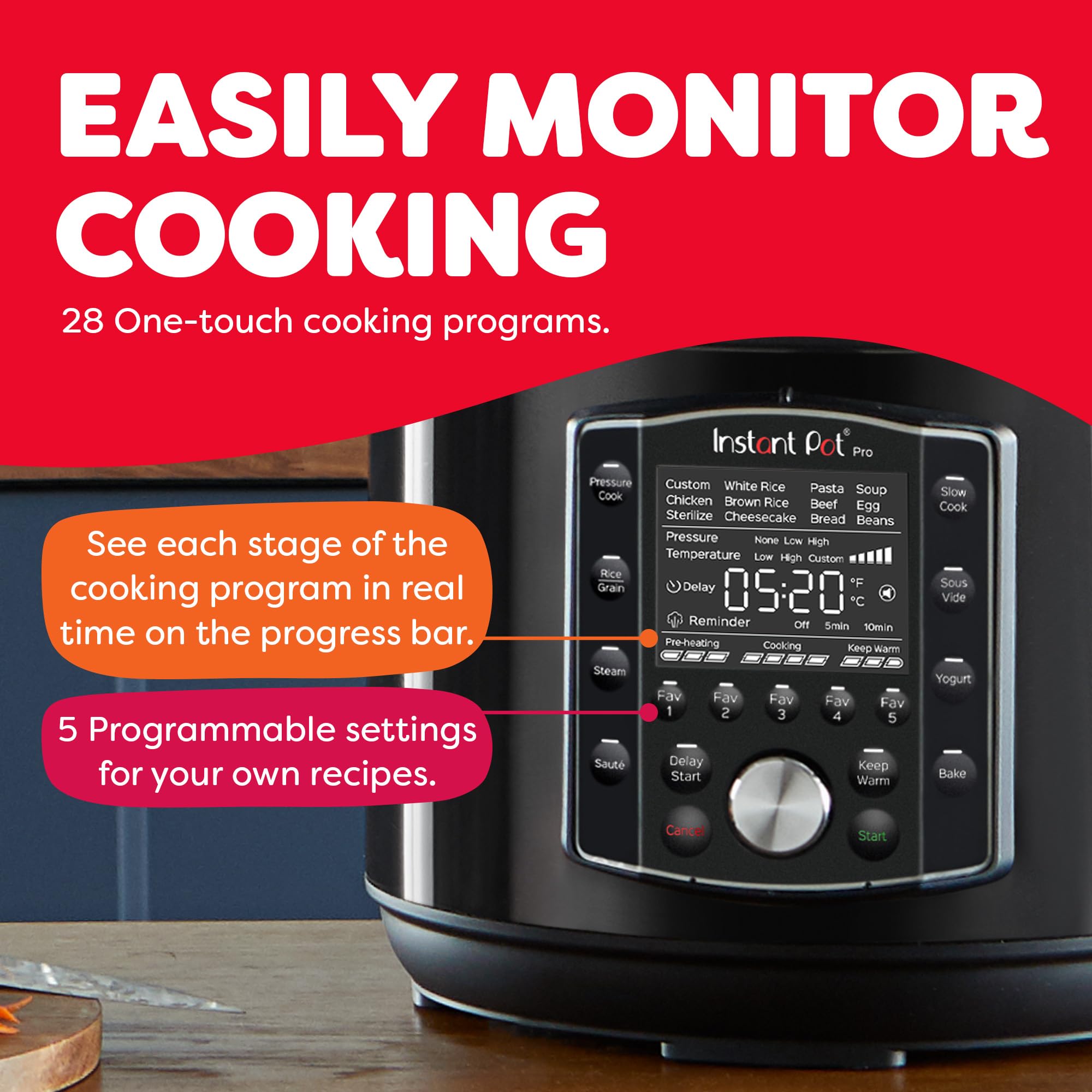 Instant Pot Pro 10-in-1: esterilizador para eliminar impurezas con facilidad.