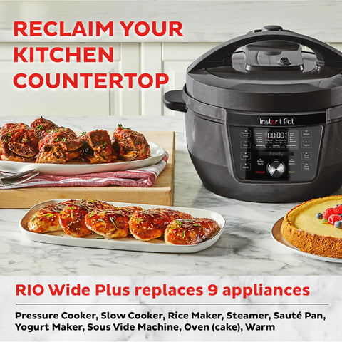 Accesorios incluidos: rejilla de vapor y junta adicional con Instant Pot