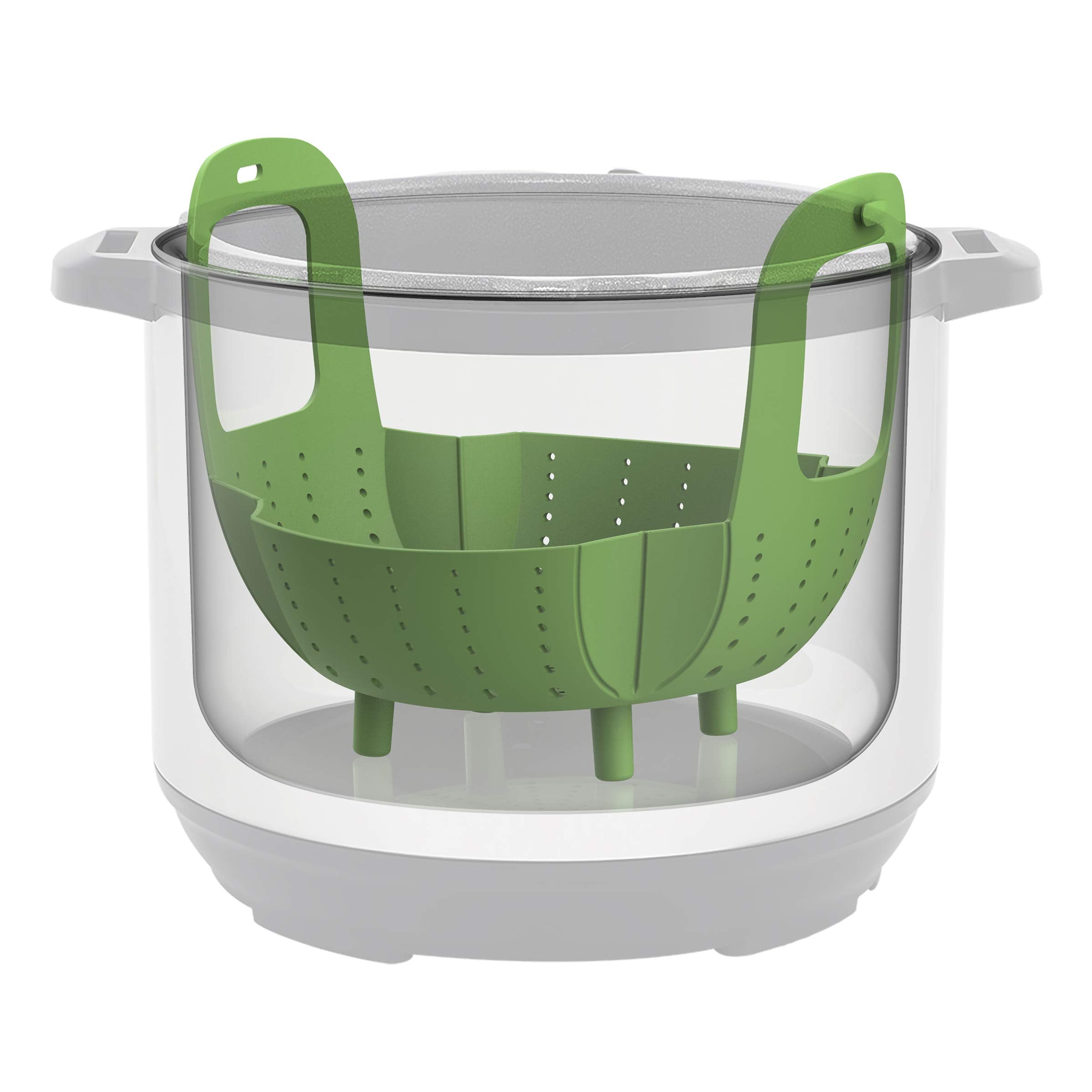 Compatibilidad con 6 Qt y 8 Qt ofrece versatilidad en ollas Instant Pot.