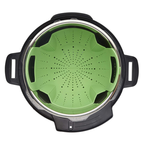 Diseño flexible se adapta a diferentes tamaños de olla Instant Pot.