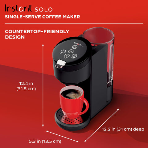 Instant Solo: diseño compacto que ahorra espacio.