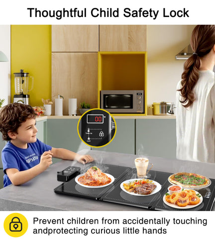 INSUTECH bloqueo para niños y seguridad ante activaciones accidentales.