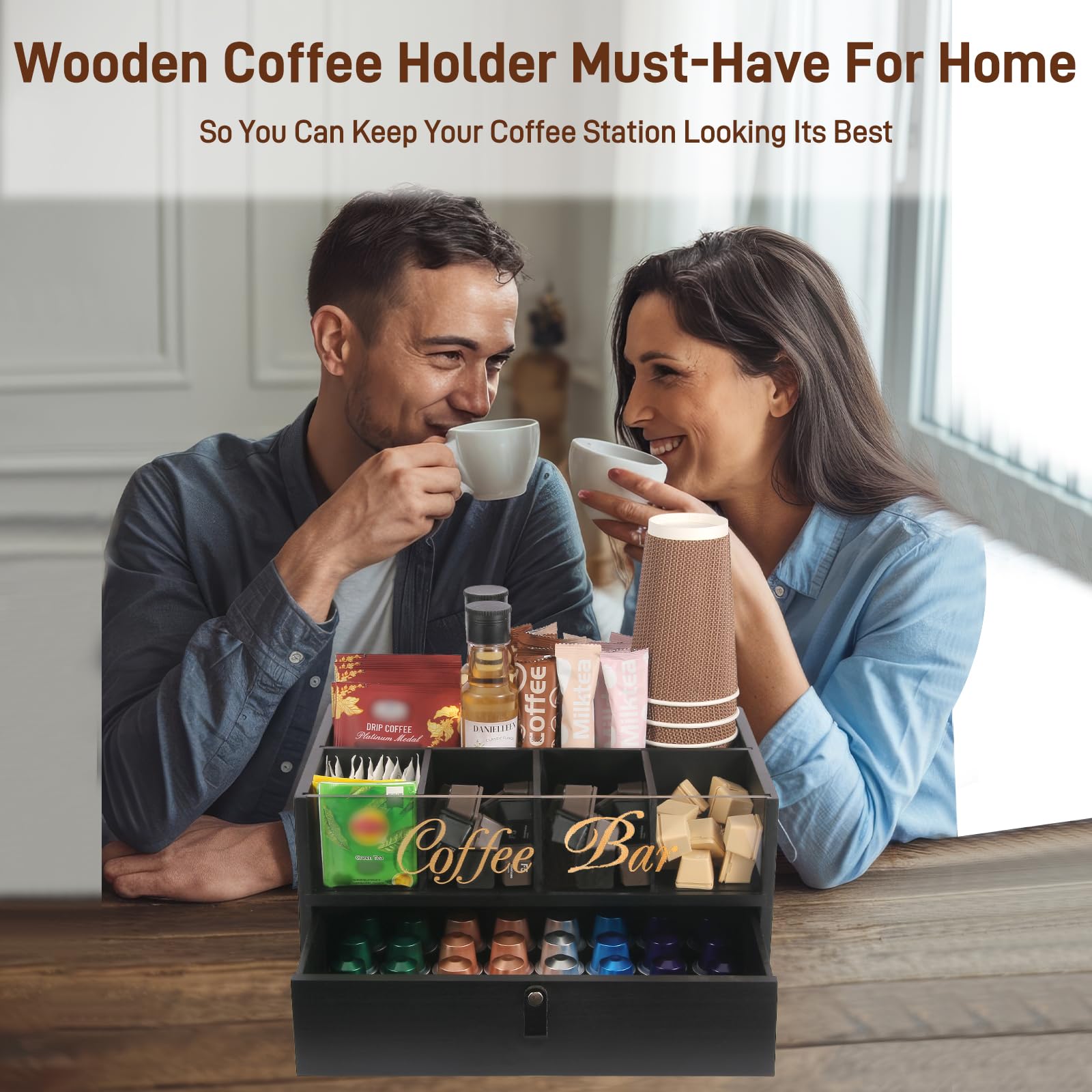 Intarsio barra cafetera regalo perfecto para amantes del café en casa.