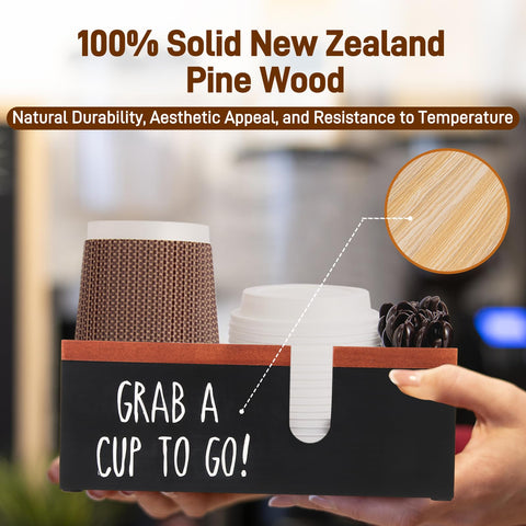 Intarsio diseño rustico de madera: estilo natural en tu barra de café.